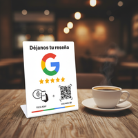 Placa NFC en restaurante