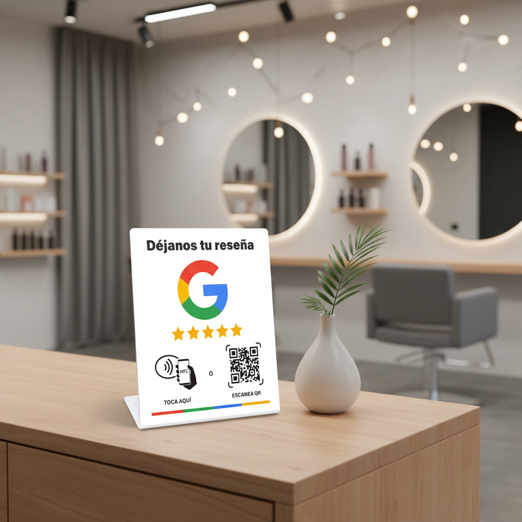Placa NFC en salón